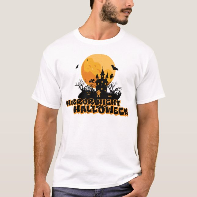 T-shirt Halloween la nuit d'horreur (Devant)