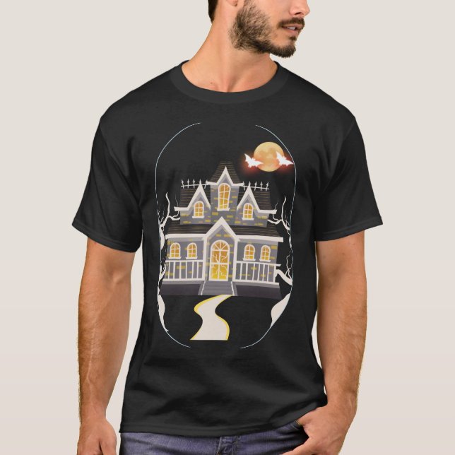 T-shirt Halloween - La Nuit Écoute Les Hommes (Devant)