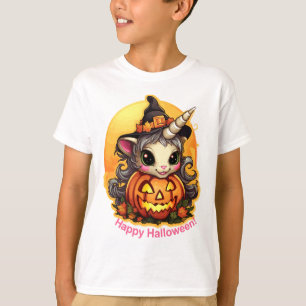 T-shirt Halloween licorne