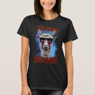 T-shirt Halloween Llama Happy Skeleton Costumes graphiques