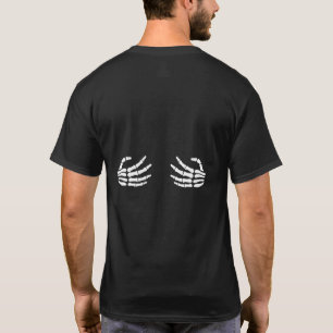 T-shirt Halloween Mains de Squelette Drôle de Pu