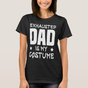 T-shirt Halloween maison d'araignée pour hommes épuisés pa