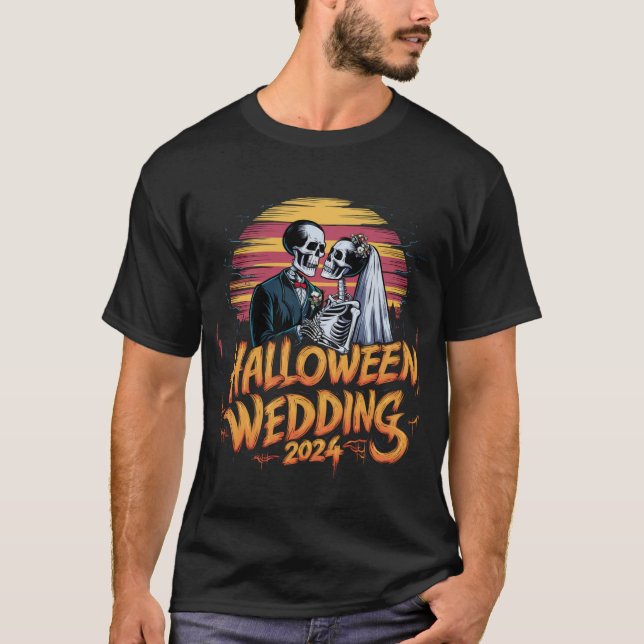 T-SHIRT HALLOWEEN MARIAGE 2024 (Devant)