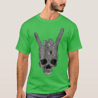 T-shirt Halloween Masque crâne Halloween nuits d'horreur
