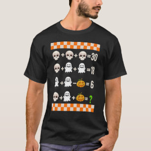 T-shirt Halloween Math Enseignant Ordre des opérations Qui