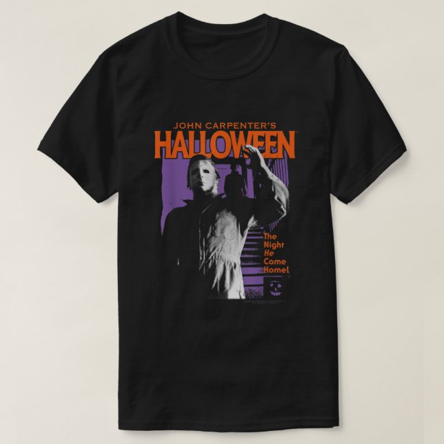 T-shirt Halloween Michael Myers Pop Art  (Design devant)