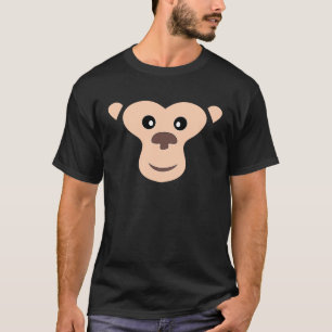 T-shirt Halloween MONKEY Visage Costume Enfants Easy MONKE