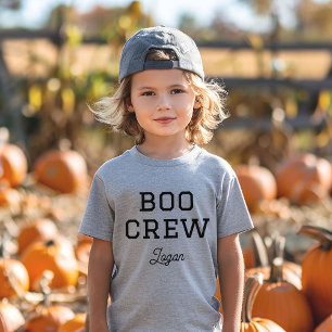 T-shirt Halloween monogramme de l'équipage de bateau