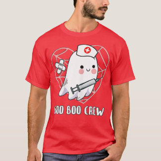 T-shirt Halloween Nurse Praticien Boo Crew, Infirmière Hal