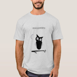 T-shirt Halloween personnalisable avec chouette de