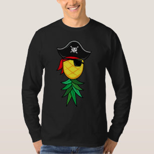 T-shirt Halloween Pirate à l'envers balançoires ananas mod