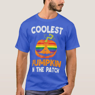 T-shirt Halloween plus froid Citrouille gay dans le Patch 