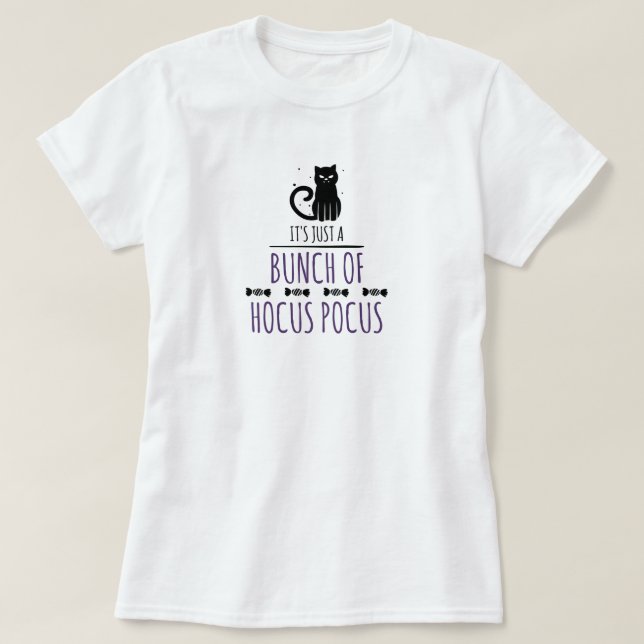 T-Shirt Halloween Pocus Scoop Neck T-Shirt (Design devant)