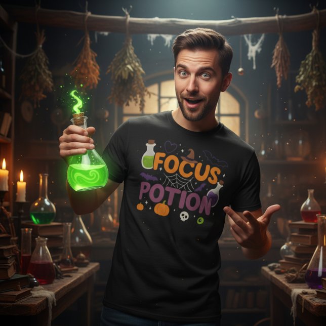 T-shirt Halloween Pointe Focus | Cute Witchy Spook (Créateur téléchargé)