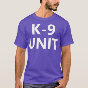 T-shirt Halloween Police K9 Unité Chien Cop Costume unifor