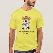 T-shirt Halloween pour hommes – Cowboy fantôme Gui