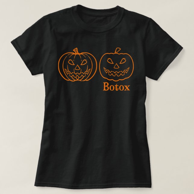 T-shirt Halloween Pumpkin Spooky Funny Botox Dealer Aesthe (Design devant)