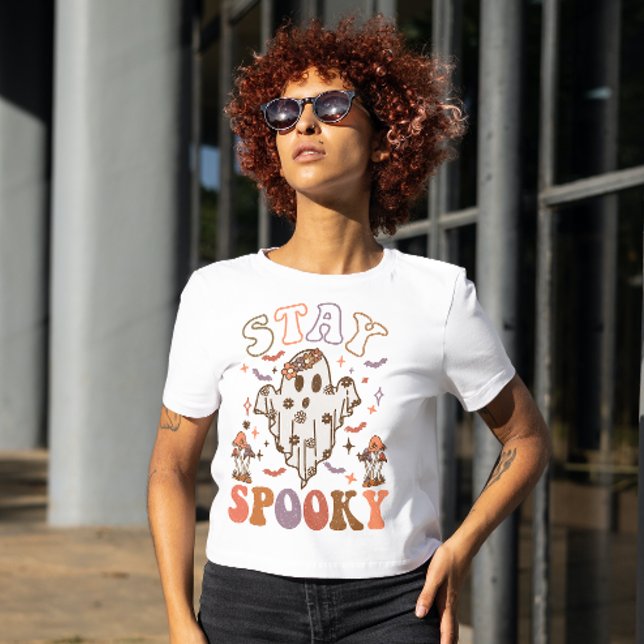 T-SHIRT HALLOWEEN RESTER ÉFFRAYANT SUPER GHOST (Créateur téléchargé)