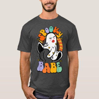 T-shirt Halloween Retro Ghouls Ghoul Babe Éffrayant Babe F