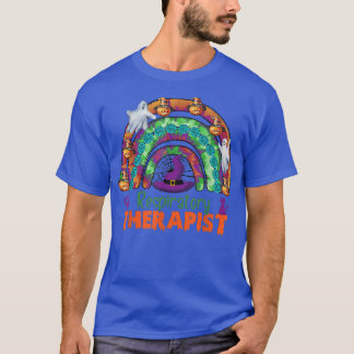 T-shirt Halloween Retro Respiratory Therapy Rainbow Leop