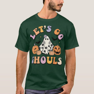 T-shirt Halloween Retro Super Allons Gouls Drôle Fantôme