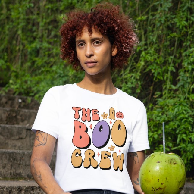 T-SHIRT HALLOWEEN RETRO SUPER LE BOO CREW (Créateur téléchargé)