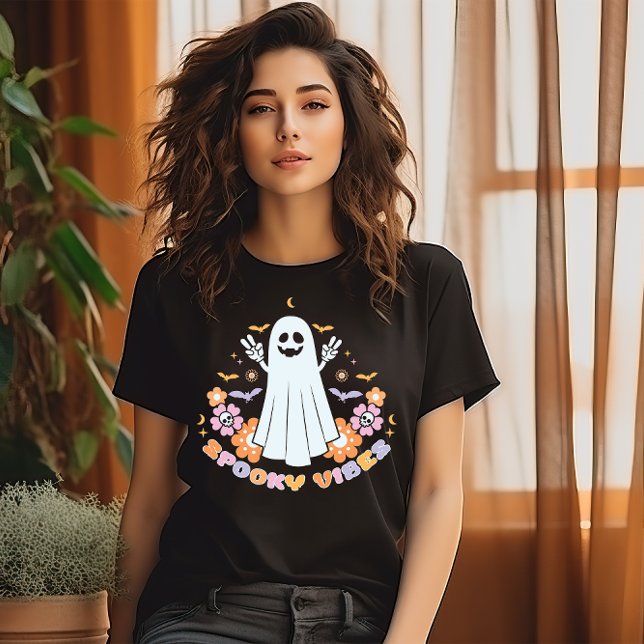 T-SHIRT HALLOWEEN RETRO VIBES ÉFFRAYANTES SUPER (Créateur téléchargé)