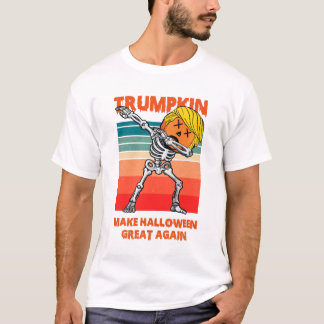 T-shirt Halloween Rêveur de Trumpkin 3 dab rétro