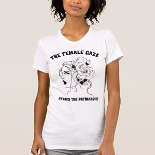 T-shirt Halloween, Rose de serpent à la vue féminine
