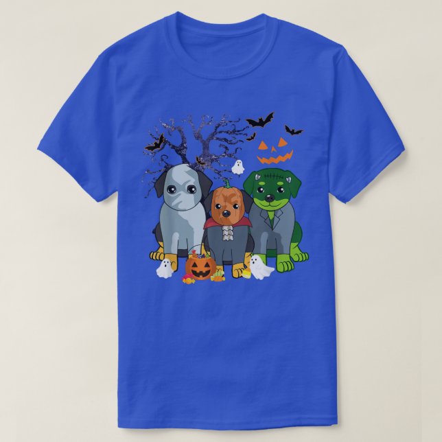 T-shirt Halloween Rottweiler (Design devant)