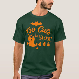 T-shirt Halloween s amp Cadeaux Trop mignon pour parler