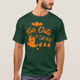 T-shirt Halloween s amp Cadeaux Trop mignon pour parler