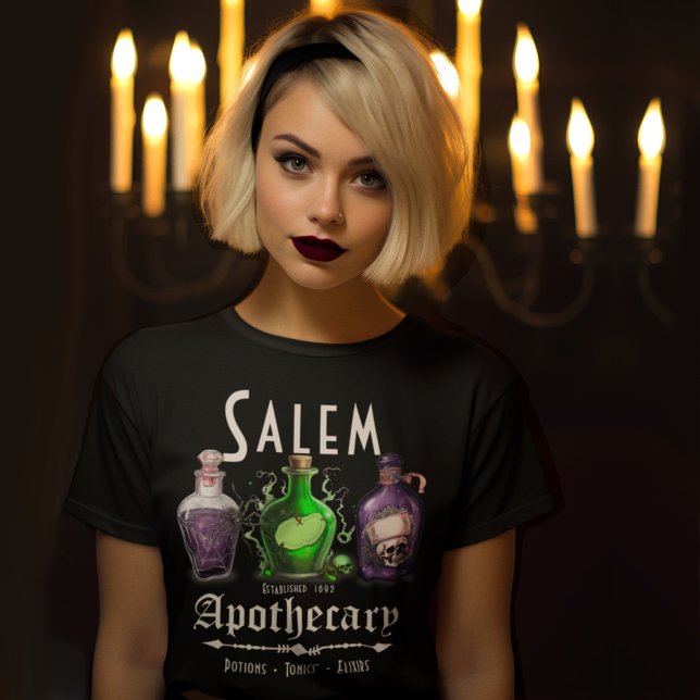 T-shirt Halloween Salem Potions appothécaires Toniques Eli (Créateur téléchargé)