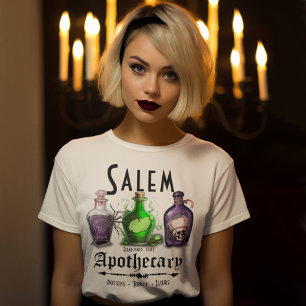 T-shirt Halloween Salem Potions appothécaires Toniques Eli