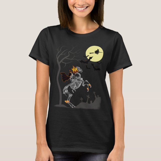 T-shirt Halloween sans tête (Devant)