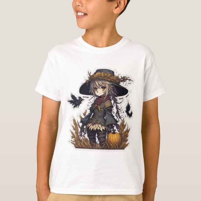 T-shirt Halloween Scarecrow (Devant)