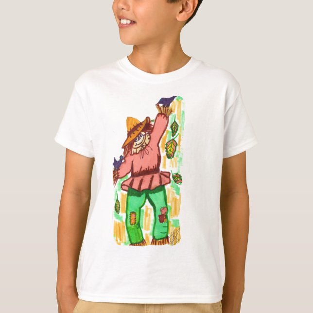 T-SHIRT HALLOWEEN SCARECROW (Devant)