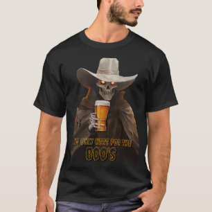 T-shirt Halloween Seulement Ici Pour Les Boos (Booze)