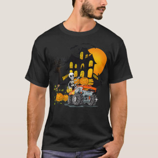 T-shirt Halloween Skeleton équitation Monster Camion Citro