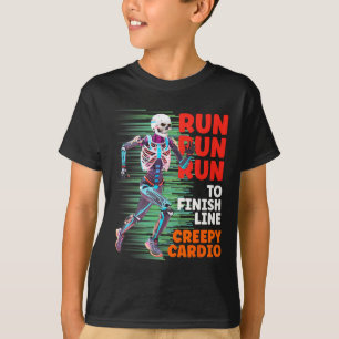 T-shirt Halloween Skeleton Runner Cardio Déplaisant Jogger