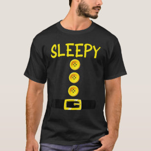 T-shirt Halloween Sleepy Costume nain Correspondance de co