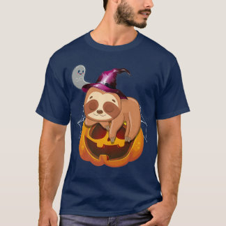T-shirt Halloween Sloth Chemise Garçons Filles Enfants Cit