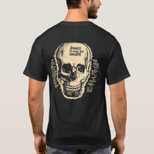 T-shirt Halloween sonne pour vous faire frissonner crâne à