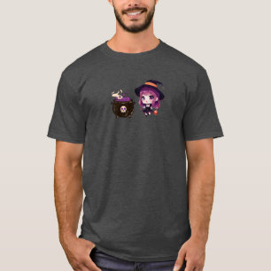 T-shirt Halloween/sorcière/automne/octobre