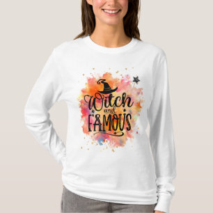 T-shirt Halloween sorcière et célèbre