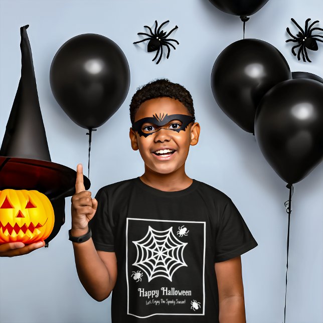 T-shirt Halloween Spiderweb personnalisé (Créateur téléchargé)
