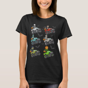 T-shirt Halloween Squelette Zombie équitation Monster Cami