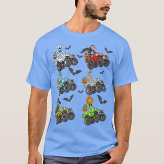 T-shirt Halloween Squelette Zombie équitation Monster Cami