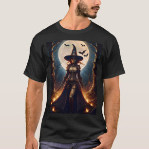 T-shirt Halloween Steampunk Forest Witch