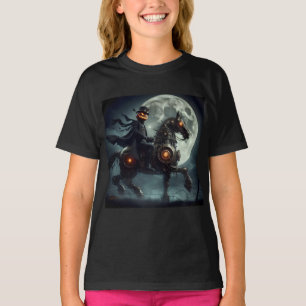 T-shirt Halloween Steampunk Horseman sans tête